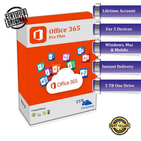 Microsoft Office 365 Professional A1 Plus Subscription Account