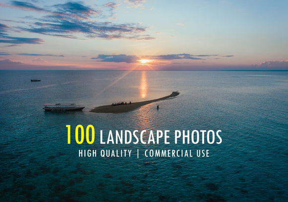 100 landscape and travel stock images - Salevium Digital Market