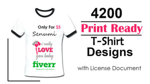 4200 print ready t shirt designs - Salevium Digital Market