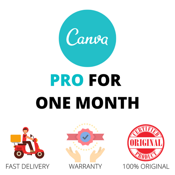Canva PRO For One Month - Fast Delivery
